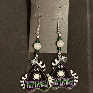 Never Trust the Living Earrings